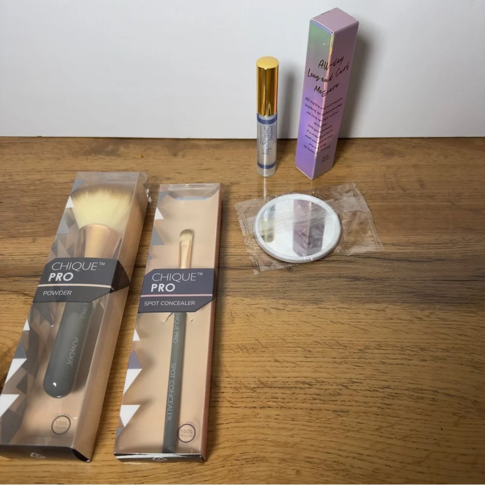 NEW Beauty Bundle LipSense, Milk Mascara, Chique Pro Brushes & Mirror